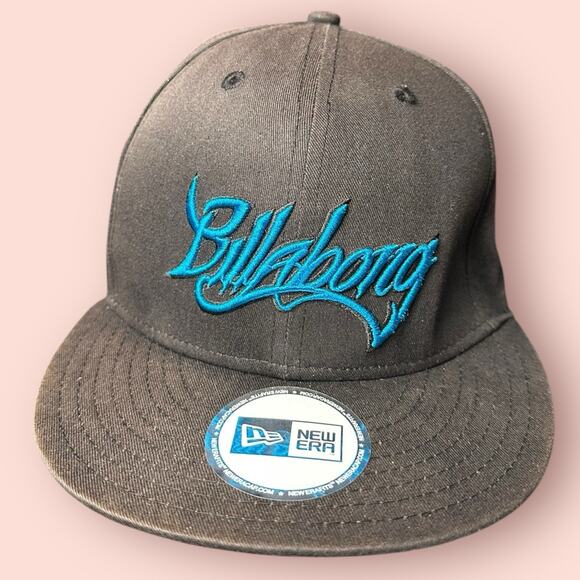 Y2K Billabong Hat Cap Snap Back Adult Men Surf Cyber Grunge Flat Bill Embroidery - Picture 2 of 6